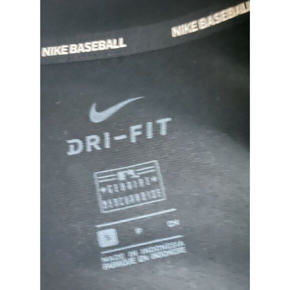 Nike Colorado Rockies Elite 1/2 Zip Jacket Coat Small Dri-FIT Technology Black - Picture 7 of 10